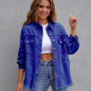 Trendy Ripped Shirt Jacket: Your Stylish Choice for Autumn and Spring