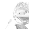 USB Mini Clip Fan: Silent and Powerful Cooling for Any Space