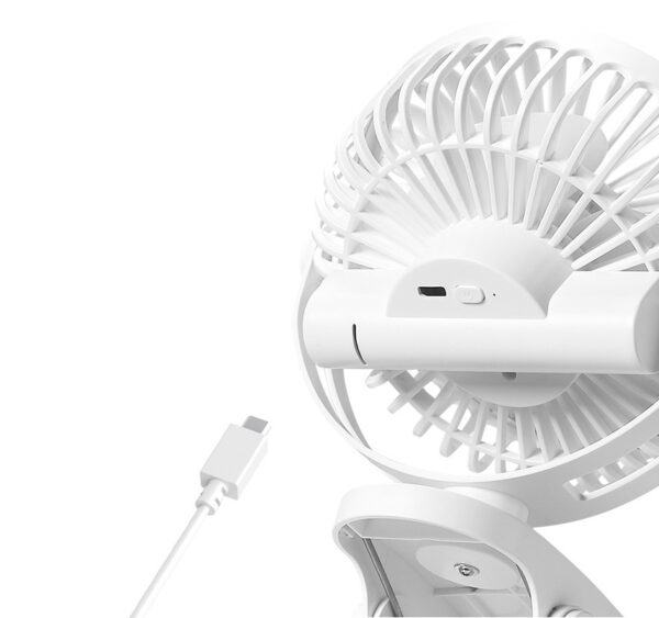 USB Mini Clip Fan: Silent and Powerful Cooling for Any Space