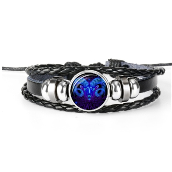 Zodiac Constellation Bracelet: Stylish Braided Design for All Ages