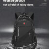 2023 Waterproof 17 Inch Laptop Backpack - USB Charging Travel Backpack