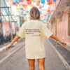 2023 New Fashion Women's Letter T-Shirt: Stylish Round Neck Slogan Tee