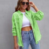 Trendy Ripped Shirt Jacket: Your Stylish Choice for Autumn and Spring