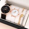 4pcs Fashion Simple Lovers Set Watches