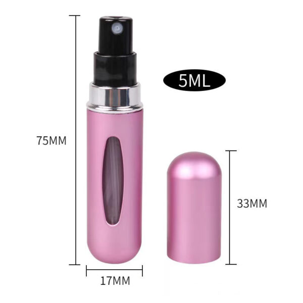 Portable Perfume Refill Bottle 5ml | Mini Spray Jar for Travel