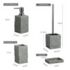 Imitation Granite Resin Bathroom Accessories Set: Stylish and Functional