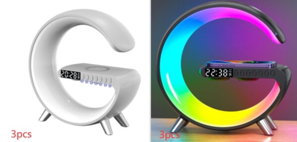 Wireless Power and Sound: LED Lamp Bluetooth Speaker Charger