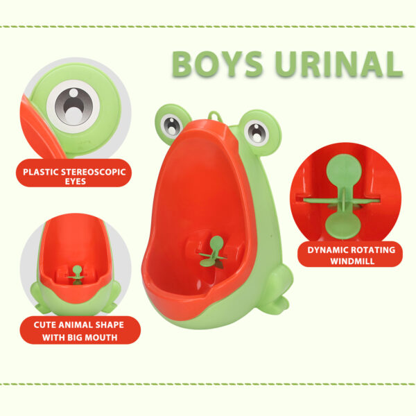 Frog-Shaped Standing Potty for Boys | Fun Toilet Training