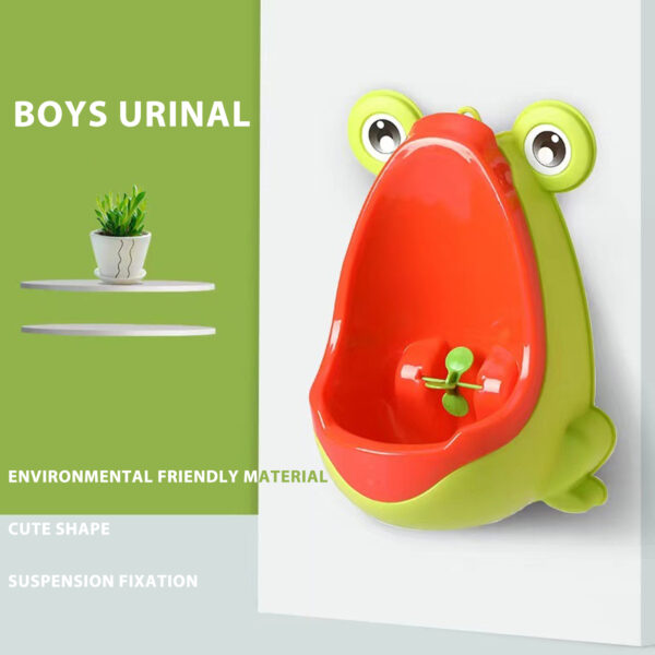 Frog-Shaped Standing Potty for Boys | Fun Toilet Training