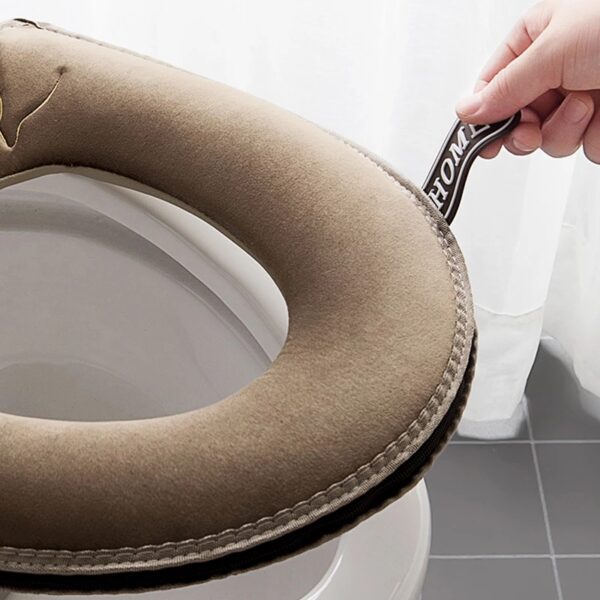 Universal Winter Toilet Seat Cover | Soft and Waterproof