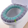 Winter Toilet Seat Cover Mat with Handle | Warm and Washable