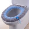 Winter Toilet Seat Cover Mat with Handle | Warm and Washable