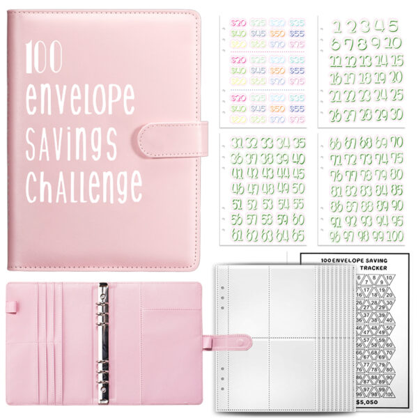 Savings Challenges Envelope Binder