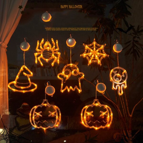 2023 Halloween Decor with Window Lights