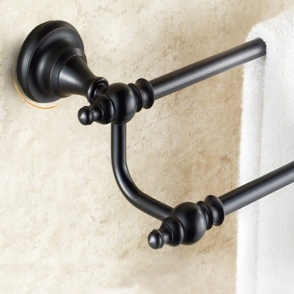 Oil Rubbed Bronze Bathroom Hardware Set | Robe Hook, Towel Rail, Rack, Bar, Shelf, Paper Holder, Toothbrush Holder - Bathroom Accessories