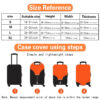 Custom Free Name Luggage Cover: Personalized Suitcase Protection