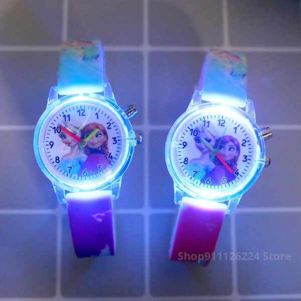 Disney Princess Elsa Kids' Watch - Fun Silicone Strap