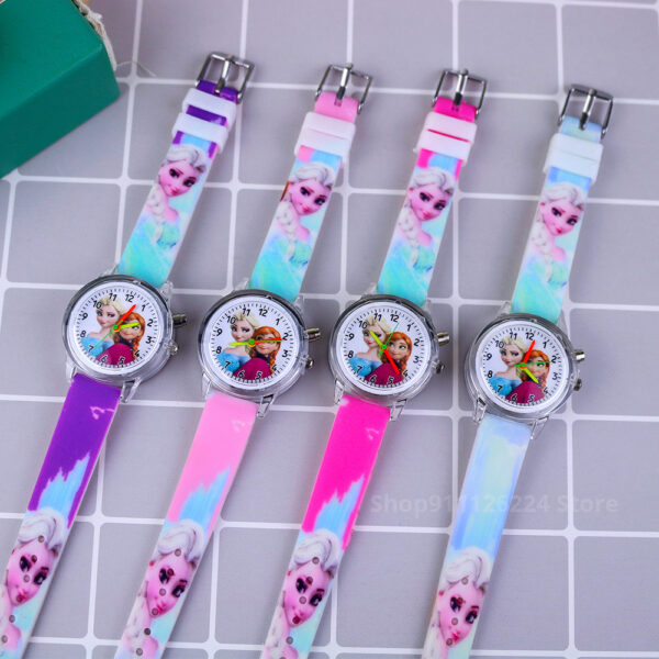 Disney Princess Elsa Kids' Watch - Fun Silicone Strap