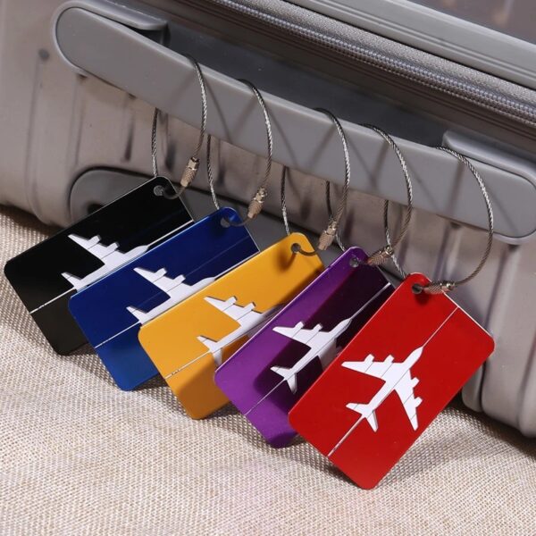 Fashionable Airplane Shape Luggage Tag