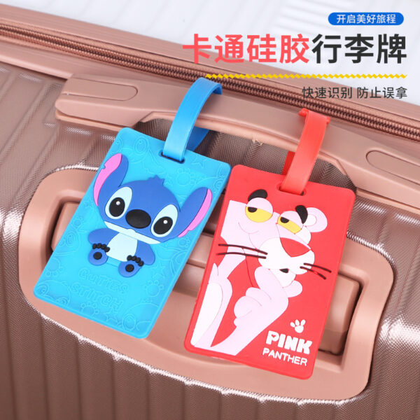 Fashionable Map Suitcase Luggage Tag: Travel in Style