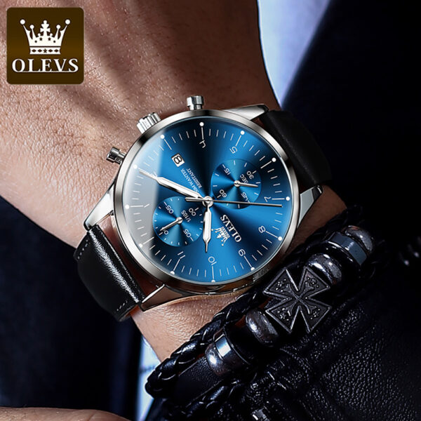 OLEVS Men's Quartz Watch - Luxury Business Elegance