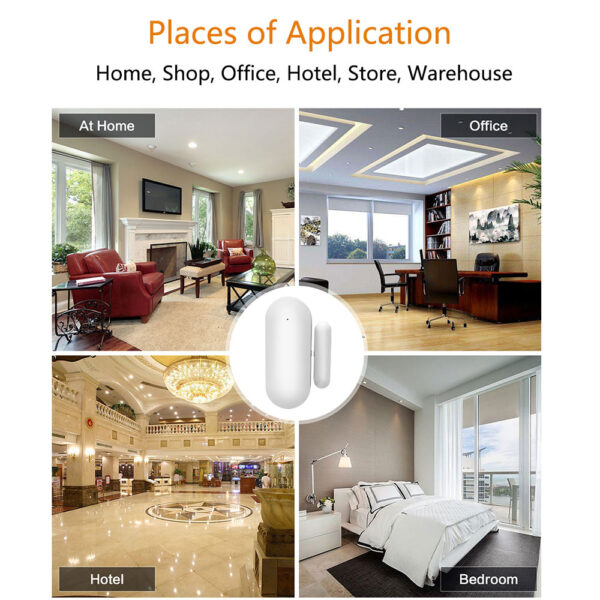 Tuya Smart Home WiFi Door Sensor - Security Protection Alert