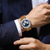 POEDAGAR Luxury Men's Watch: High-Quality Chronograph