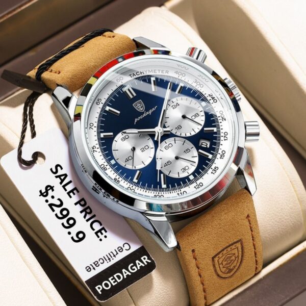 POEDAGAR Luxury Men's Watch