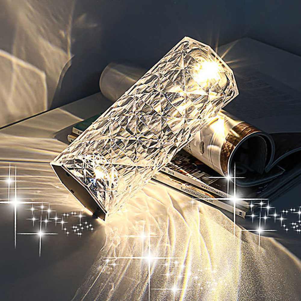 LED Rose Light Projector - Romantic Diamond Atmosphere Lamp