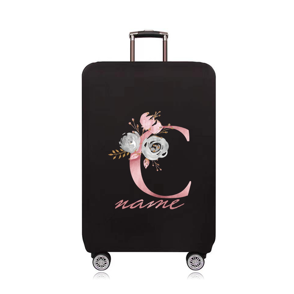 Custom Free Name Luggage Cover: Personalized Suitcase Protection