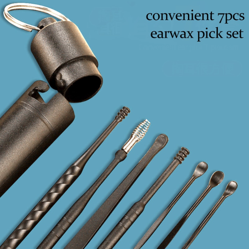 6-Piece Stainless Steel Ear Cleaning Tool Set