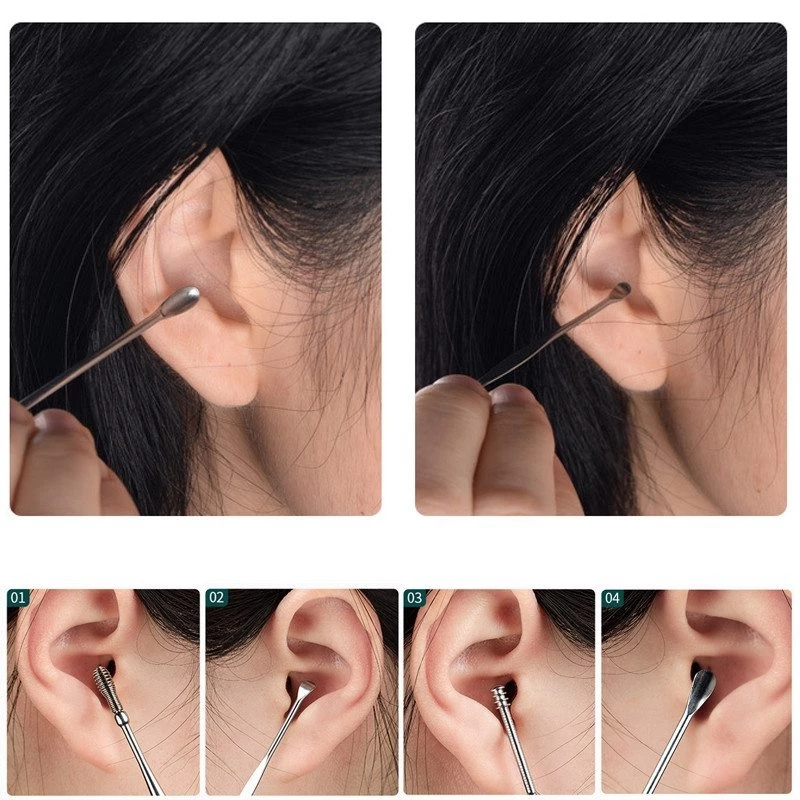 6-Piece Stainless Steel Ear Cleaning Tool Set