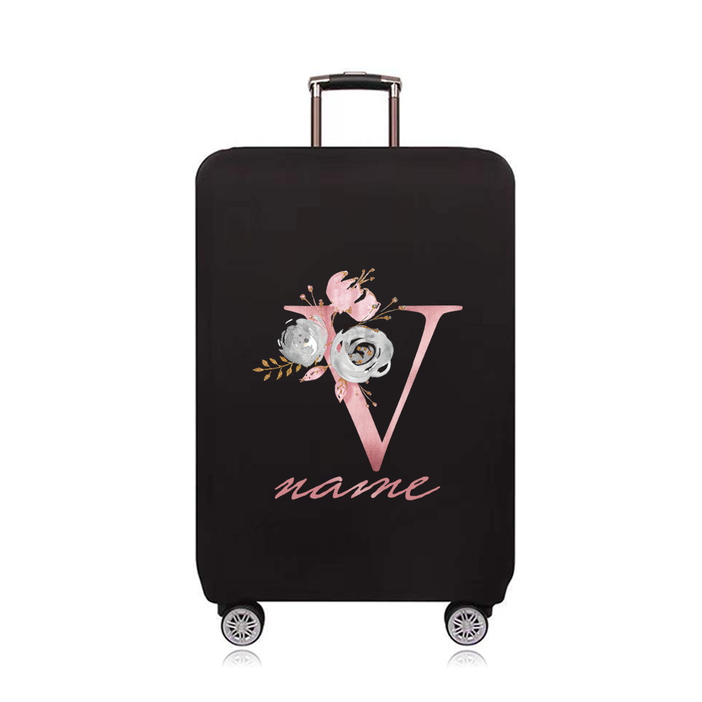 Custom Free Name Luggage Cover: Personalized Suitcase Protection