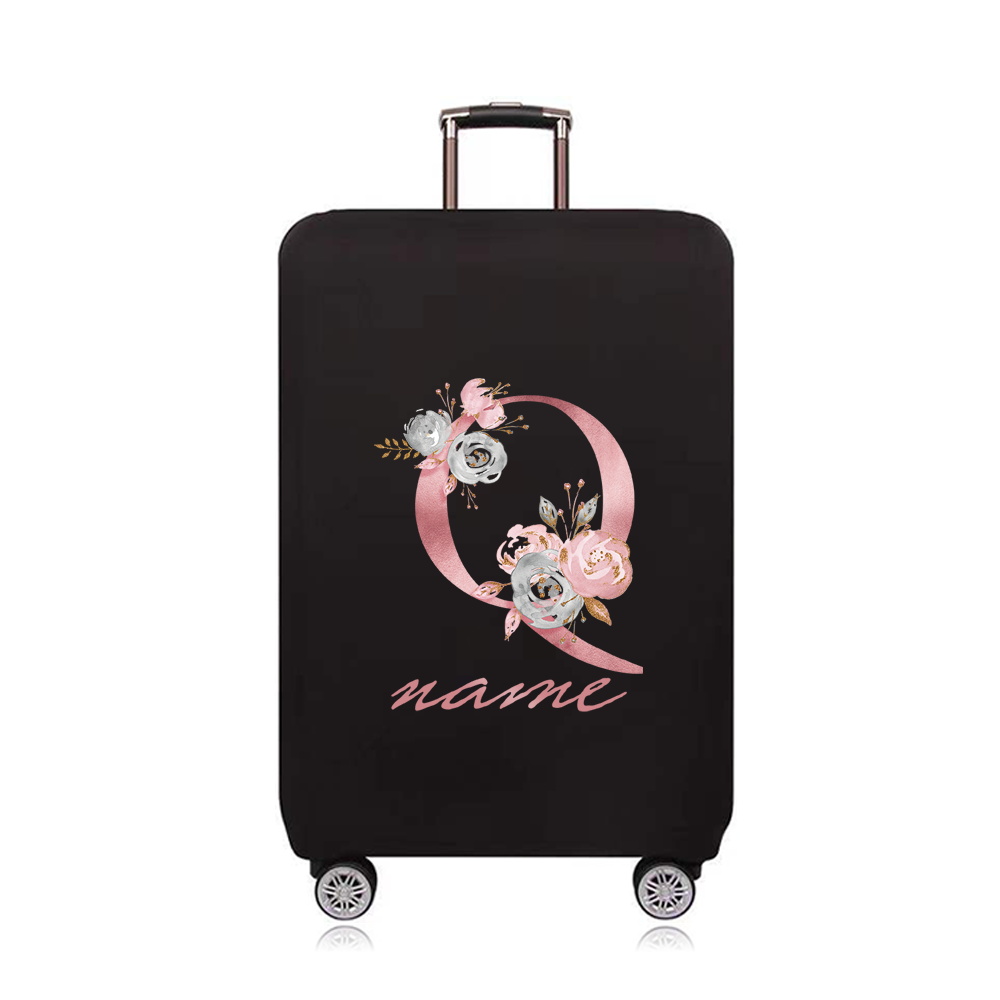 Custom Free Name Luggage Cover: Personalized Suitcase Protection