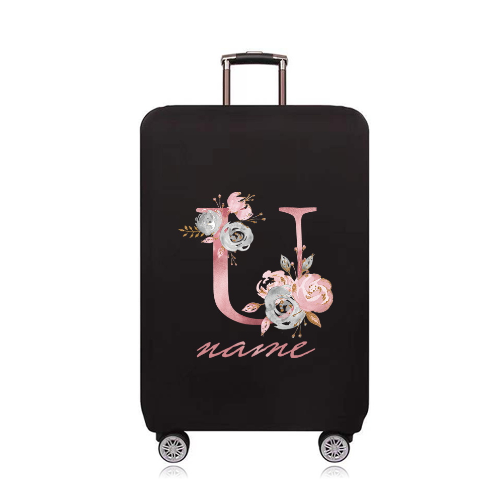 Custom Free Name Luggage Cover: Personalized Suitcase Protection