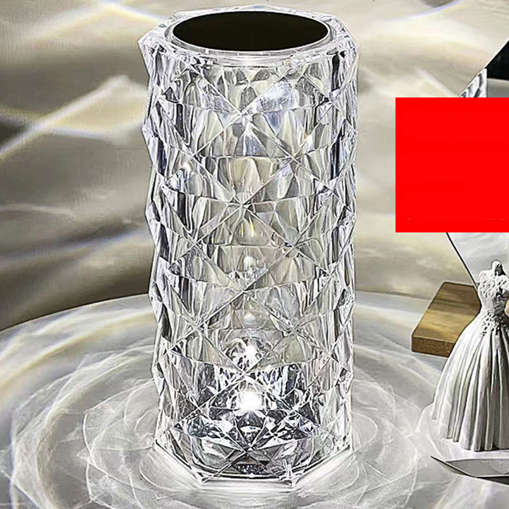 LED Rose Light Projector - Romantic Diamond Atmosphere Lamp