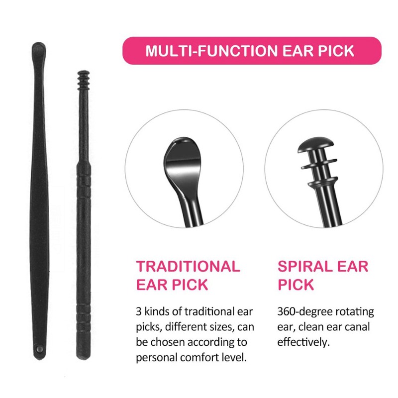 6-Piece Stainless Steel Ear Cleaning Tool Set