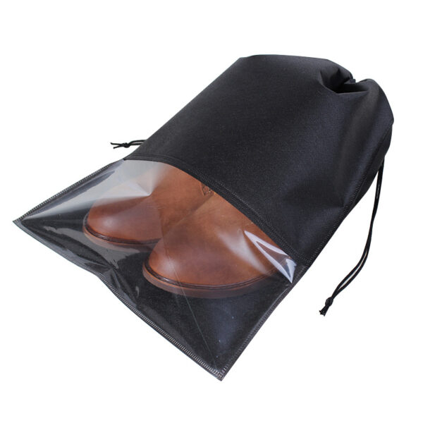 Non-Woven Fabric Drawstring Shoes Bag: Portable Travel Organizer