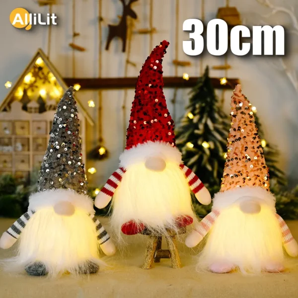 Christmas Elf Gnome LED Decorations