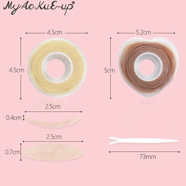 Double Fold Eyelid Tape Stickers - S/L Makeup Adhesive Strips