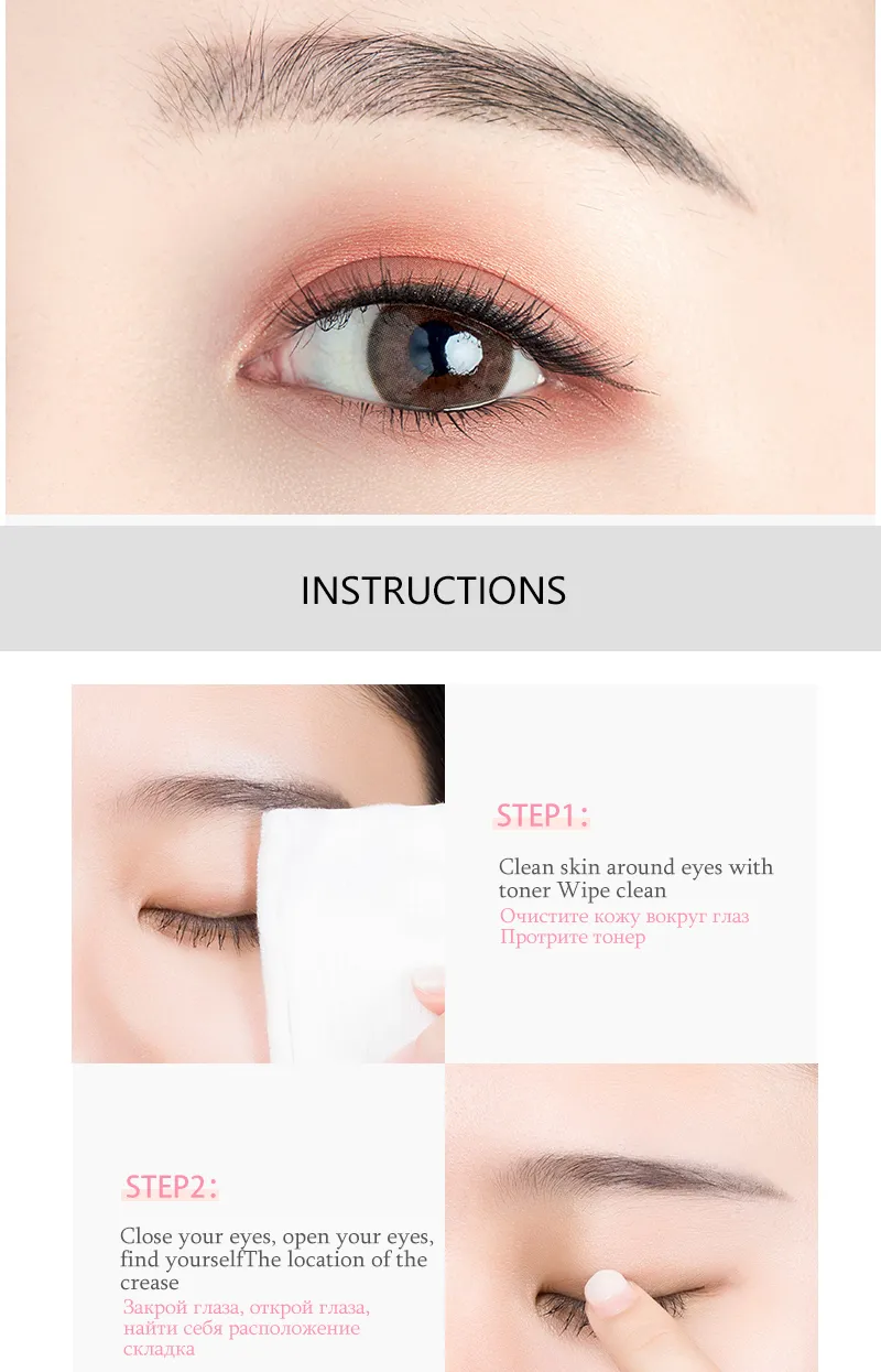 Double Fold Eyelid Tape Stickers - S/L Makeup Adhesive Strips