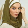 Large Inner Hat Hijab Scarf - Luxury Islamic Headwear for Women