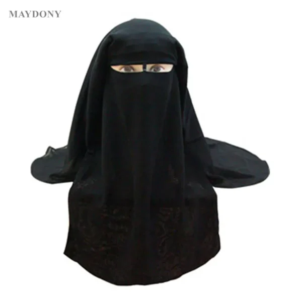 Islamic 3-Layer Niqab Scarf