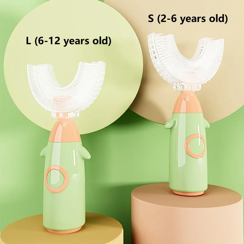 U-Shape Children's Toothbrush - Eco-Friendly Dental Care for Kids