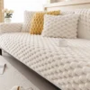 Thicken Plush Sofa Cover - Winter Warm Couch Cushion