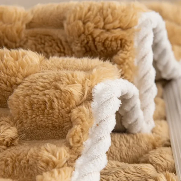 Thicken Plush Sofa Cover - Winter Warm Couch Cushion