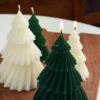 Create 3D Christmas Tree Candles with Our Mold Kit