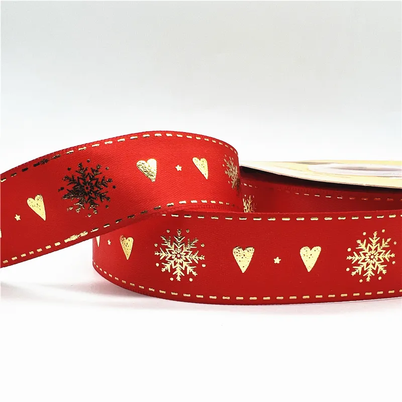 Add Festive Flair with Christmas Printed Polyester Ribbon