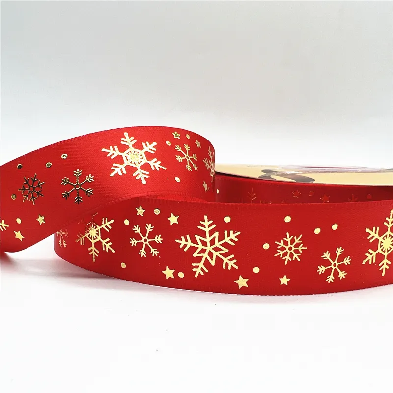 Add Festive Flair with Christmas Printed Polyester Ribbon