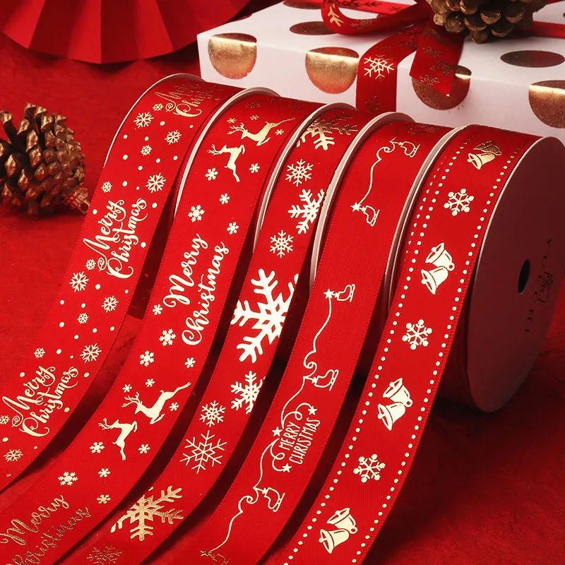 Add Festive Flair with Christmas Printed Polyester Ribbon